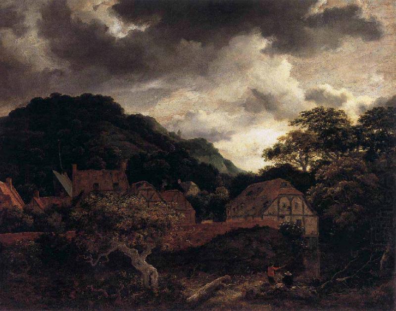 Village at the Wood's Edge, Jacob Isaacksz. van Ruisdael